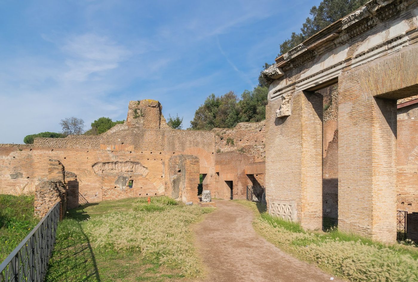 The imperial palaces on the Palatine