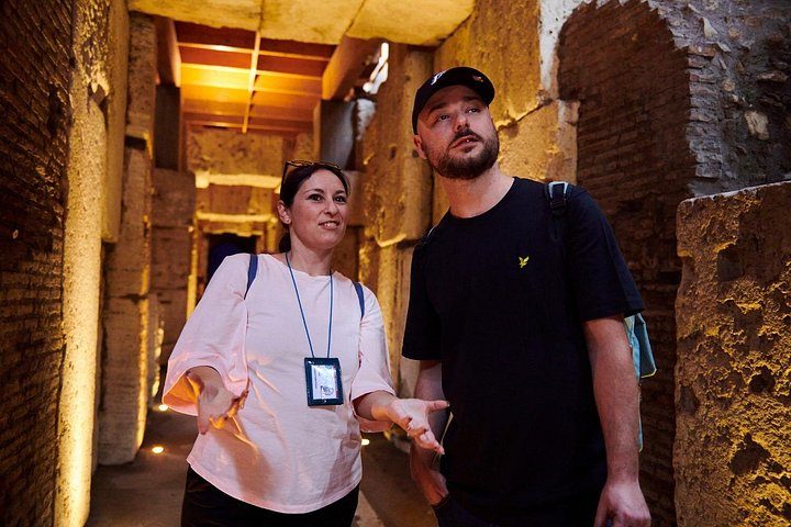 Rome: Private Colosseum, Arena and Underground Tour with Pick-Up